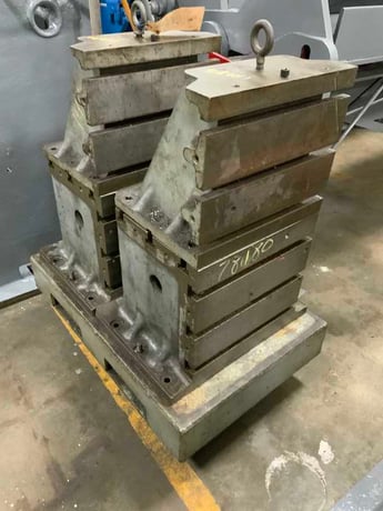 14" x 25" x 12" Herbert DeVleig, T-slotted angle plate - Image 6