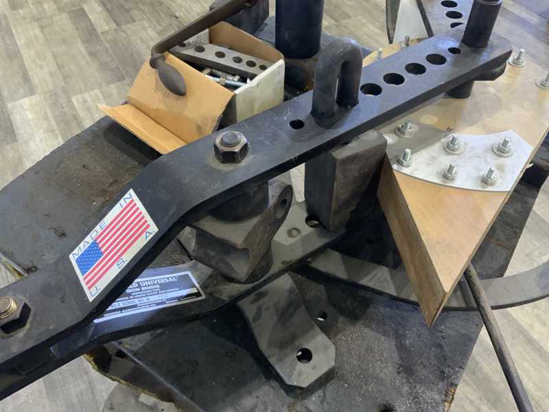 Hossfeld #2, 2" hand bendertock, rectangle tube, 1-1/2" square tube, serial #49837 - Image 3