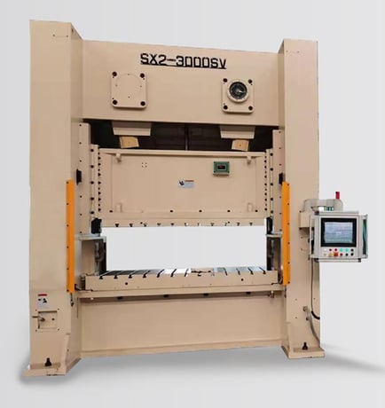 330 Ton, Minster #MMC-SX2-3000G-SV, 2-pt servo press, 11.81" stroke, 21.6" Shut Height, 4.7" adj., variable - Image 1