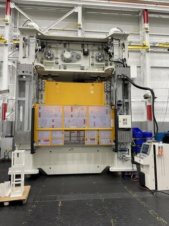 440 Ton, Minster #GM2-400-305x140-STD, straight side double crank 2-pt mechanical press, 15.7" stroke, 35.4" - Image 1
