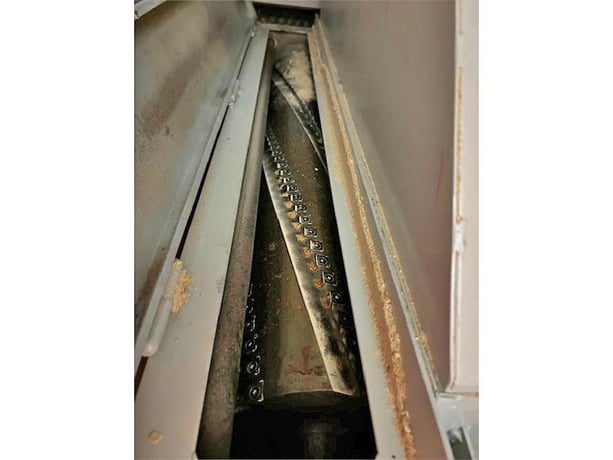 36" x 6" Boere #TPK-900, 2-head, knife planer, 13-52 FPM, 1998 - Image 4