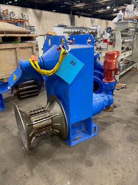 Andritz #RP1, continuous ragger, up to 17.5" rag diameter, up to 590" rag length, clock wise rotation, 2019 - Image 1