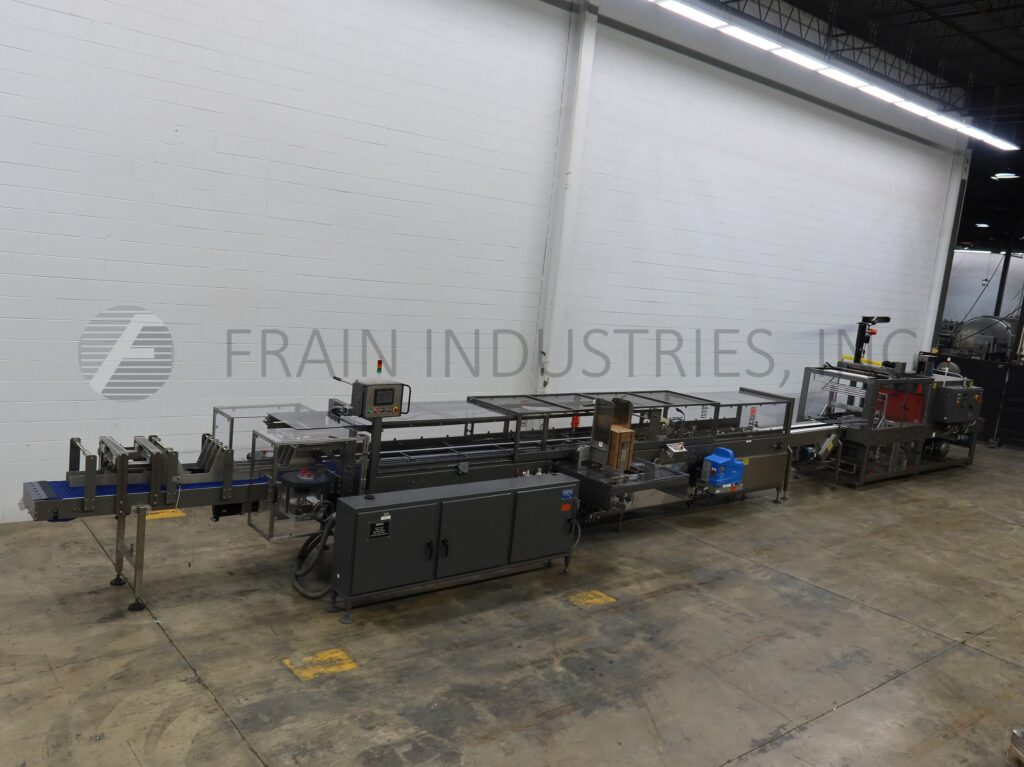 Arpac #TS-2212/45TW28, complete, automatic, continous motion, servo driven, tray forming, packing, upstacking - Image 1