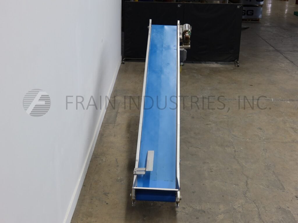 20" wide x 14.4' long, CMI Equipment & Engineering Co. #M1-3.9, inclined belt conveyor - Image 3
