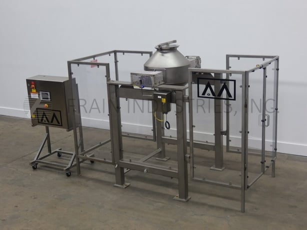 3 cu.ft. A & M #ACB30, 304 Stainless Steel double cone batch mixer, 26" dia. x 9" straight wall vessel, AB - Image 5