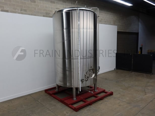 5000 gallon JVNW Inc., 304 Stainless Steel jacketed & insulated tank, 98" dia. x 154" straight wall, dish - Image 5