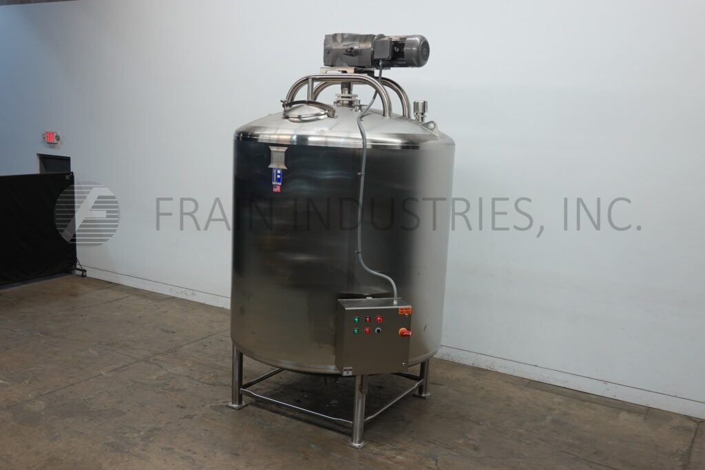 2000 gallon Feldmeier, Stainless Steel jacketed process tank, 84" dia. x 84" straight wall, dome top, dish - Image 1