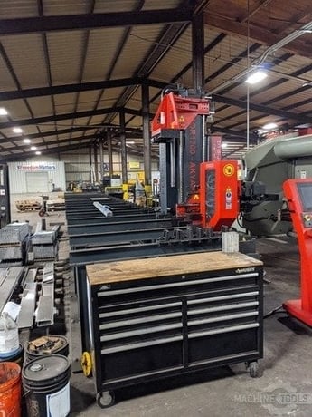 Akyapak #Meteor-1200, Beam Drill Line, 47" x 47" single spindle drill line with Movable CNC Control Pedestal - Image 1