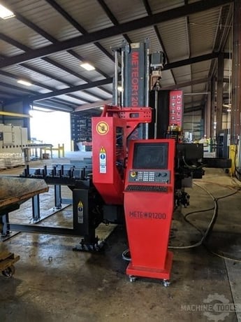 Akyapak #Meteor-1200, Beam Drill Line, 47" x 47" single spindle drill line with Movable CNC Control Pedestal - Image 2