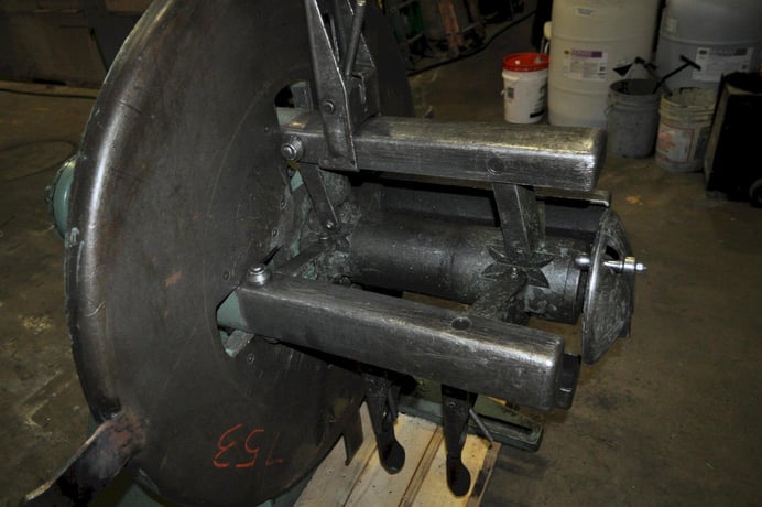 2500 lb. Littell #25-18, non-motorized uncoiler, 24" mandrel, 60" outside dimensions, 16"-20" ID, electric - Image 4