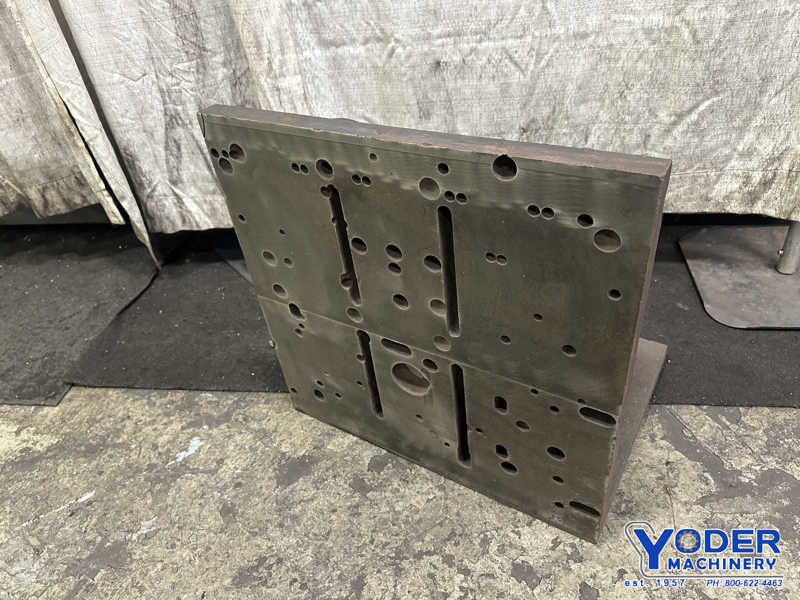 24" x 24" x 18" Custom slotted angle plate - Image 1