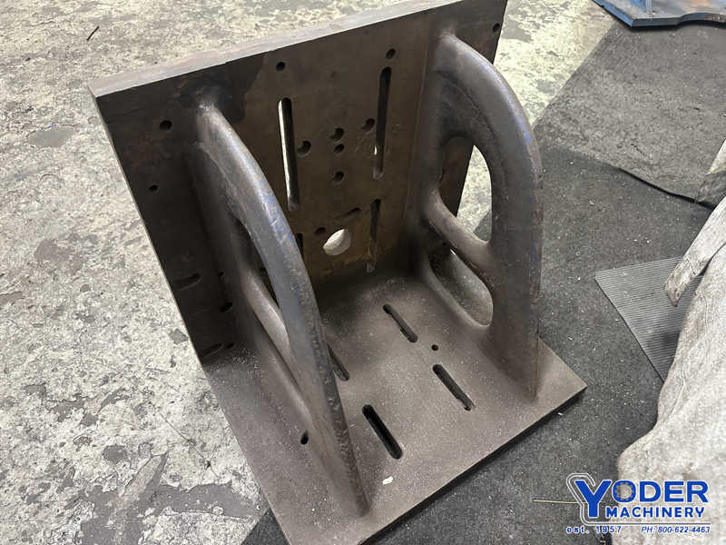 24" x 24" x 18" Custom slotted angle plate - Image 2