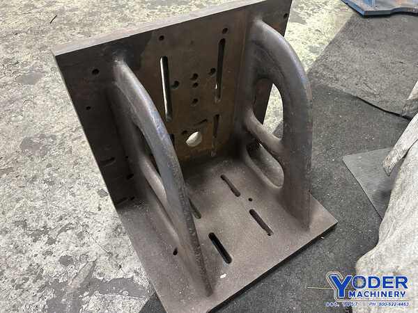 24" x 24" x 18" Custom slotted angle plate - Image 5