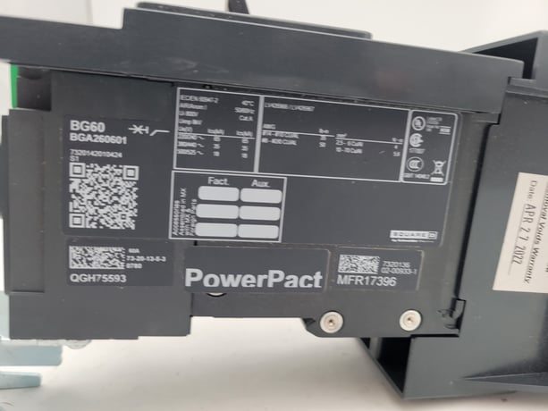 60 Amps, Square D, BGA260601, I-Line Circuit Breaker, 2 Pole, 600 Volts - Image 5