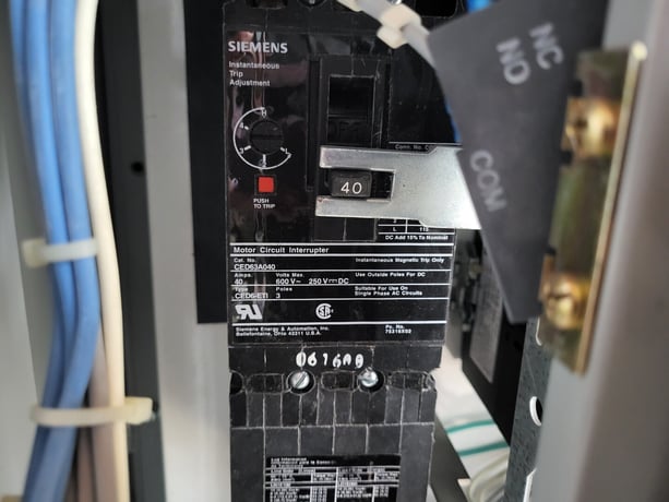 Siemens, full voltage non-reversin, Size 3, 50 HP, 600 V, 50 kA RMS Sym - Image 4