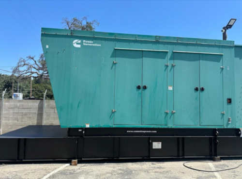1000 KW Cummins #QST30, diesel generator set, weatherproof enclosure / sound attenuated enclosure, 480 Volts - Image 2