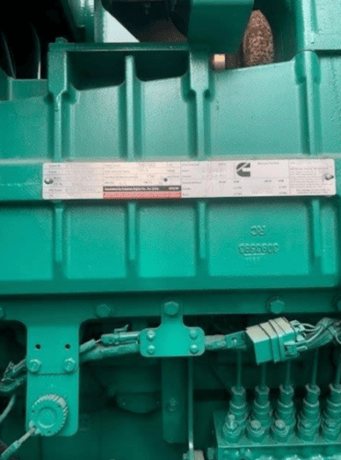 1000 KW Cummins #QST30, diesel generator set, weatherproof enclosure / sound attenuated enclosure, 480 Volts - Image 5
