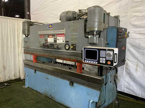 100 Ton, Niagara #HBM-100-8-10, hydraulic press brake, 10' overall, 102" between housing, 7" stroke, 7" throat - Image 9