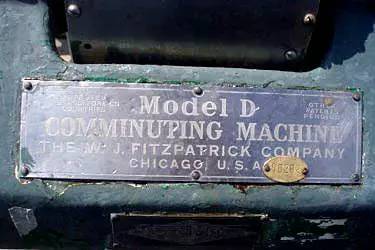 Fitzpatrick #D Fitzmill, comminuting machine, 5 HP @ 1730 RPM, Crown Signature Electric motor - Image 7