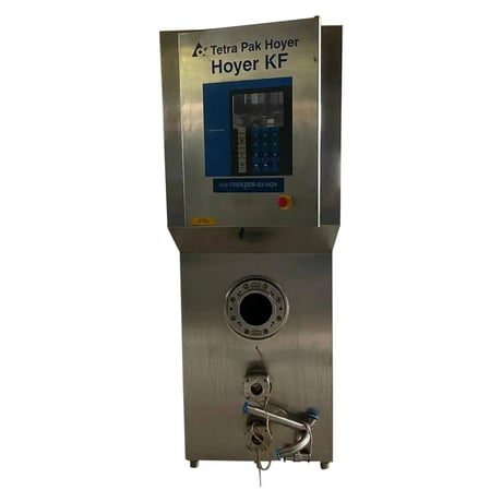 Tetra Pak Hoyer #KF-1000XC, continuous freezer, refrigeration load 9TR, (3) motors, Control panel - Image 1