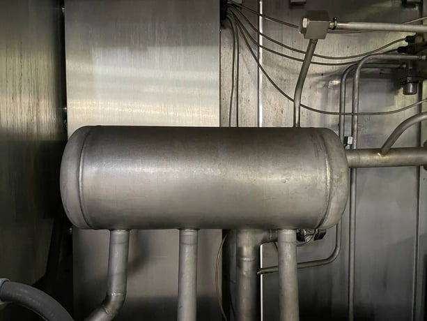 Tetra Pak Hoyer #KF-1000XC, continuous freezer, refrigeration load 9TR, (3) motors, Control panel - Image 9