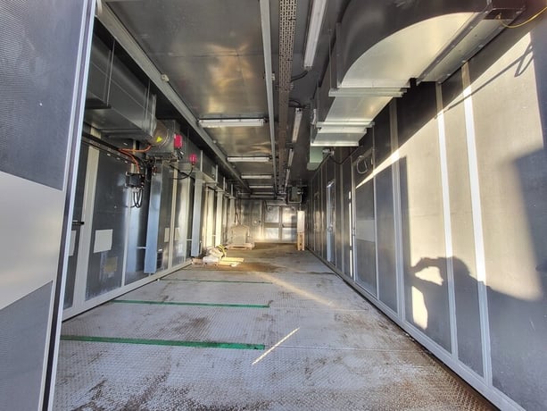 Insulated Sound Attenuated Enclosure, 513.5" x 157" x 128" Inside Dimension, (4) 40.25" x 3" x 91.5" Side - Image 9