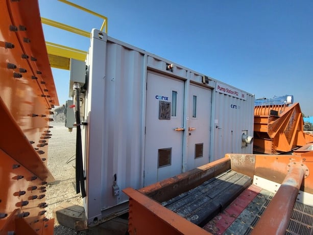 Corix, Dewatering Pump Station, 255" x 120" x 110" Container, 3' x 4' triple-pane window, 10" Valves, 20 kVA - Image 5