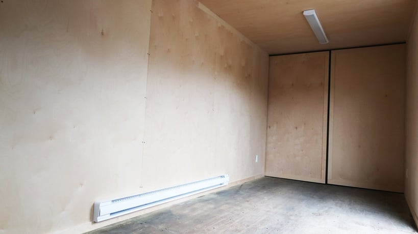 20' Rough & Tough, Site Office Container, 2" x 3" steel stud framing, 48" x 36" window, 5 x Power outlets, 3 - Image 8