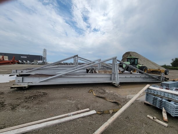 Autoport, Loading Ramp, 12000 lb., 7.5' H x 45' L x 12' width, 500" Top Deck L, 92" inner ramp width - Image 5
