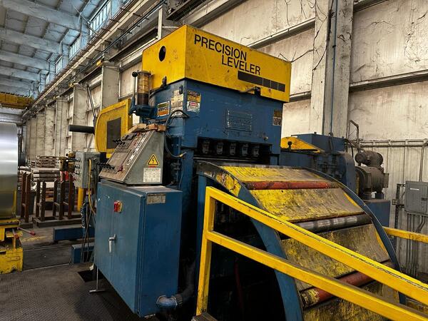 30" x .06" Herr Voss / Herr Voss, hi-speed blanking line, 20000 lb., 20" ID, 72" OD, 125 FPM - Image 1