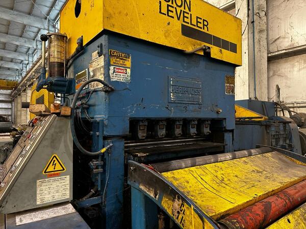 30" x .06" Herr Voss / Herr Voss, hi-speed blanking line, 20000 lb., 20" ID, 72" OD, 125 FPM - Image 6