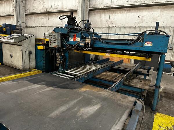 30" x .06" Herr Voss / Herr Voss, hi-speed blanking line, 20000 lb., 20" ID, 72" OD, 125 FPM - Image 9