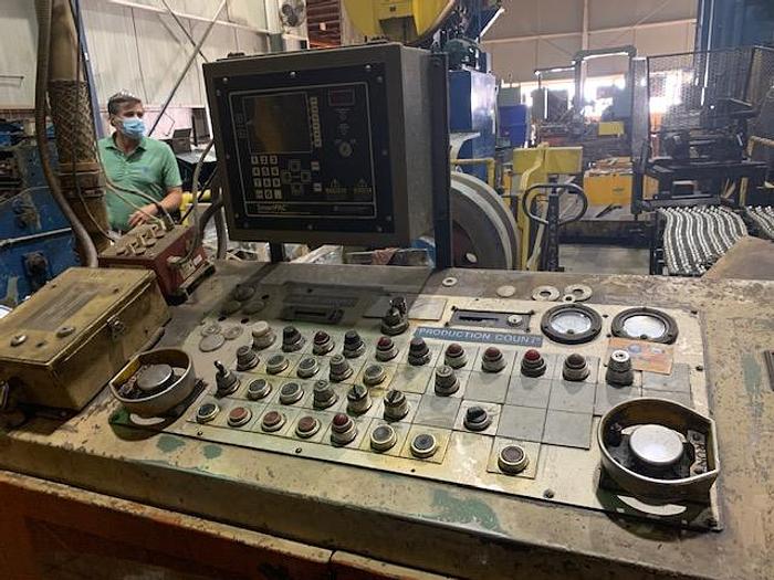 200 Ton, Minster #P2-200-48-44, straight side double crank stamping press, Wintriss SmartPac Control, 4" - Image 3