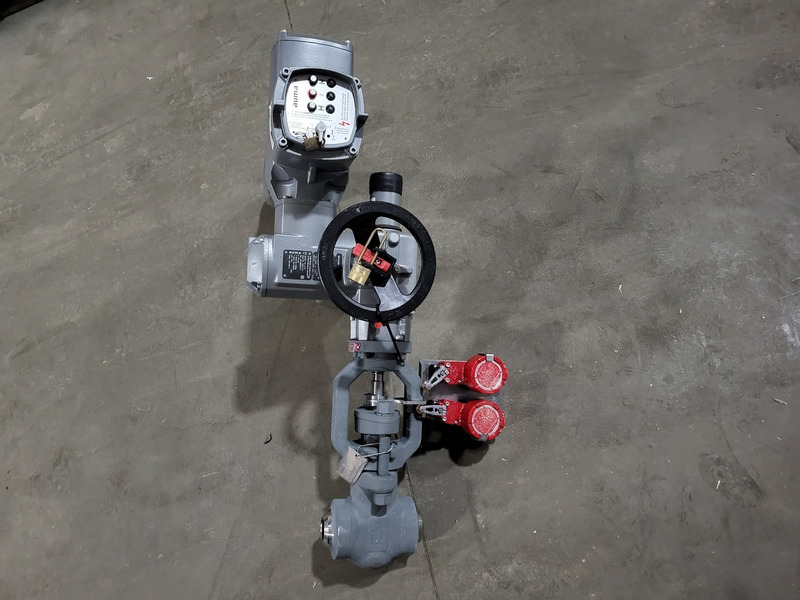 2" HP Valves/Key Valve Technologies #MOV-34100D2, Globe Valve w/Actuator, 179 bar, 19 RPM, 575 VAC, 2014 - Image 1