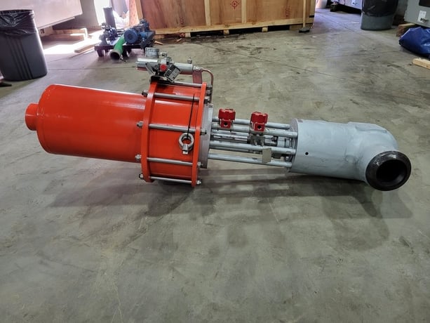 6" HP Valves/Key Valve Technologies #SDV-24100C, Parallel Slide Gate Valve w/Actuator, 1/2" NPT, 2.3" H x - Image 4
