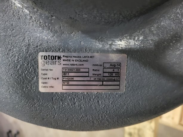 6" HP Valves/Key Valve Technologies #SAEXC-16.1-F16, Stop Check Valve w/Actuator, 75 RPM, 7.5 kW, 575 V - Image 2