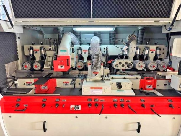 Winter #Timbermax-Deluxe-5-23, feed through moulder, 5-head, 9-1/16" x 6-5/16" capacity, 2018 - Image 5
