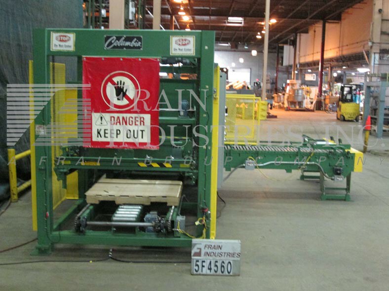 Columbia #FL100, low level, full case palletizer, 5-12 cases per minute, with 12 capacity empty pallet - Image 4