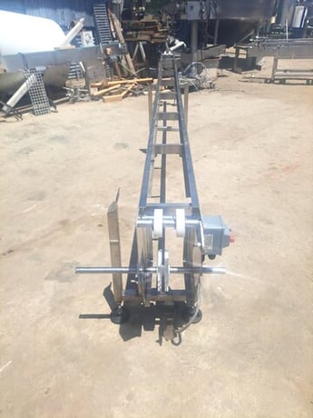 8" wide x 15' long, Trans Automatic Technologies conveyor, Stainless Steel frame, 2021 - Image 4