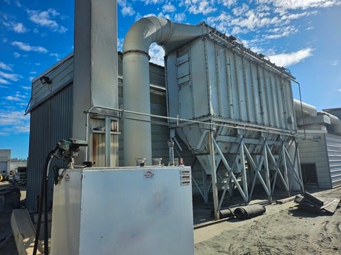 20000 cfm Mikro Pulseaire #BL-50-18-326-1, dust collector, baghouse, 100 HP blower, 2800 sq.ft. media - Image 1