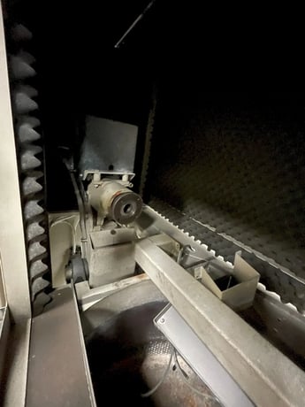 Almco #2SF-36, deburring machine, 1200 SFM, 7.5 HP, 36" diameter x 18.5" tub, 2014 - Image 4
