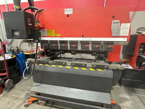 55 Ton, Amada #RG-50, CNC press brake, 6' overall, 59.84" between housing, 3.93" stroke, 15.75" throat - Image 5