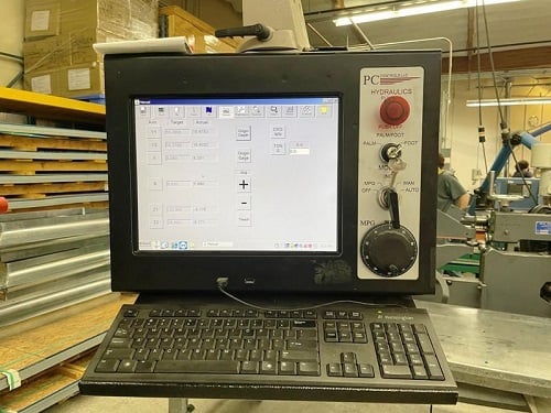 175 Ton, Wysong #PHS175-120, 7-Axis CNC hydraulic press brake, 10' overall, 102" between housing, 8" stroke - Image 4