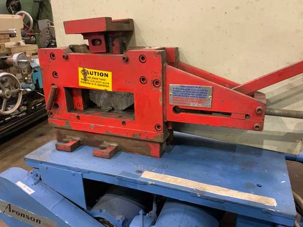 2"-8" Channel shear attachment, Piranha, 1/2"slug, fir Piranha ironworker, serial #3024 - Image 7