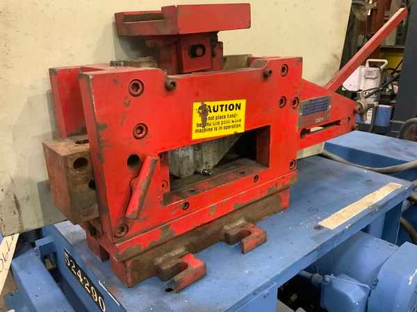 2"-8" Channel shear attachment, Piranha, 1/2"slug, fir Piranha ironworker, serial #3024 - Image 8