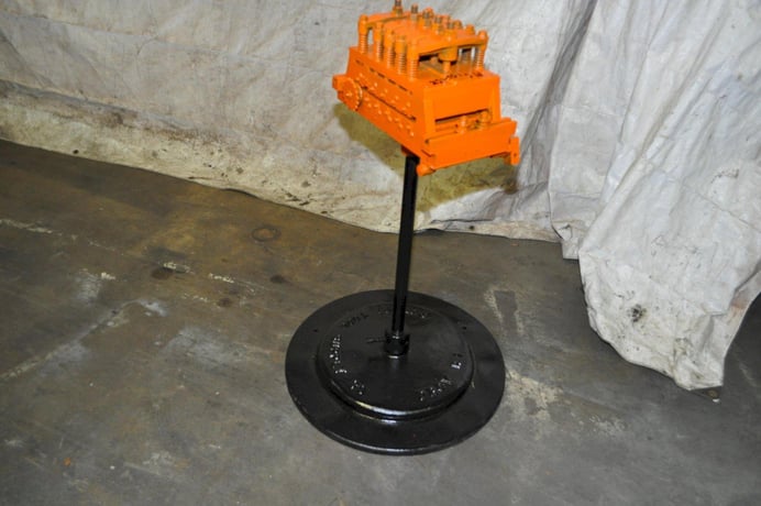 6" x .06" Durant #MSC29, straightener, 9-roll, entry pinch rolls, pull-through straightener - Image 1