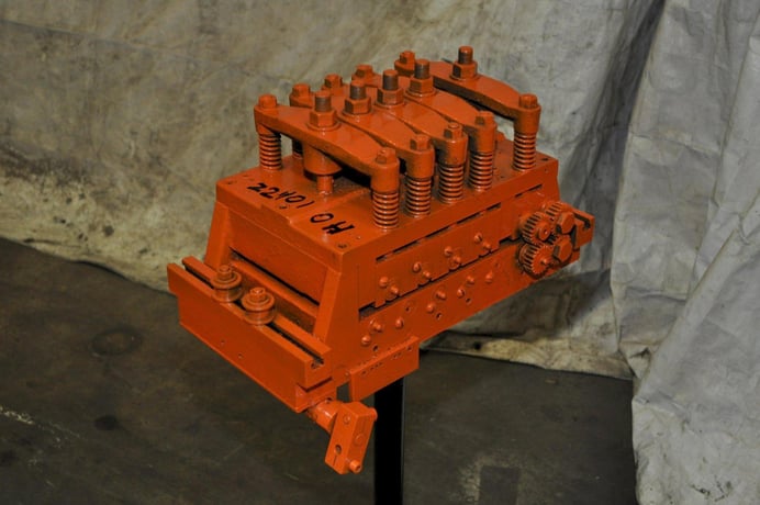 6" x .06" Durant #MSC29, straightener, 9-roll, entry pinch rolls, pull-through straightener - Image 2