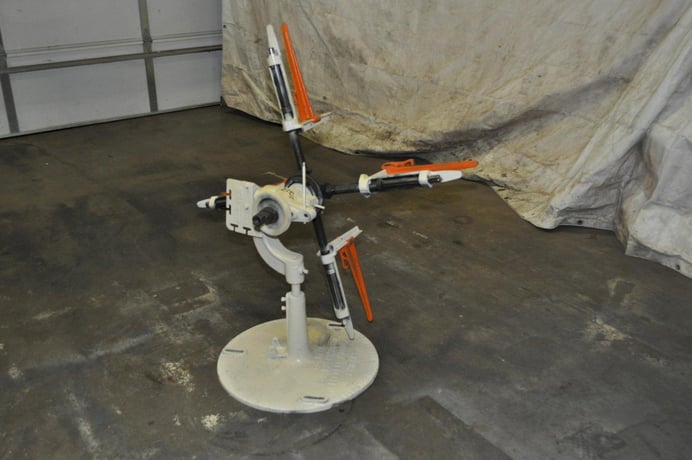 300 lb. Littell #300, non-motorized uncoiler, 8" mandrel, 36" outside dimensions, 10"-20" ID, manual - Image 4