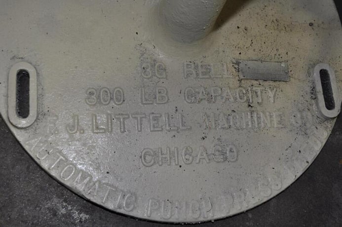 300 lb. Littell #300, non-motorized uncoiler, 8" mandrel, 36" outside dimensions, 10"-20" ID, manual - Image 7