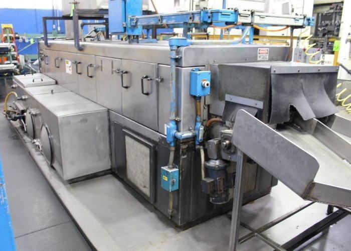 Midbrook #G5024W1R1B0, 3-stage parts washer, 24" W x 12" H, elect heated wash/rinse, 4' Regen blow-off, 2001 - Image 3